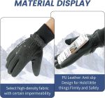 clubone Winter Gloves - Gloves for Men Women, Stretch Fleece Gloves With Smart Touch, Windproof Glove for Running Driving - Image 3